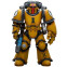 Фигурка JOYTOY Warhammer 30K Imperial Fists Legion MkIII Tactical Squad Sergeant with Power Fist - JT9060