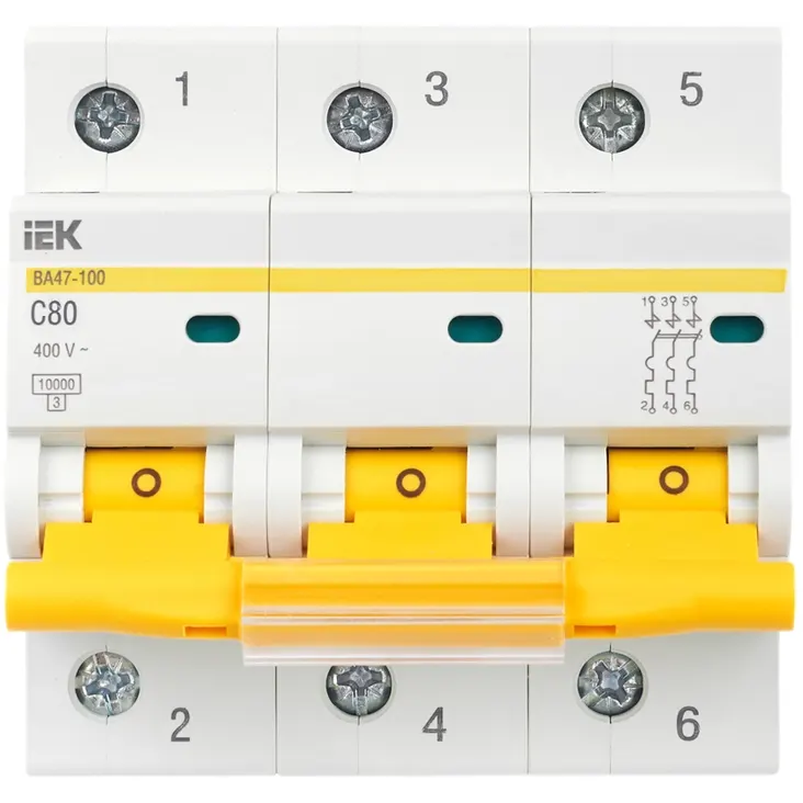 Автоматический выключатель IEK MVA40-3-080-C