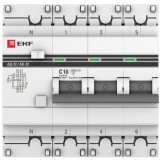 Автоматический выключатель дифференциального тока EKF PROxima DA32-16-30-4P-pro