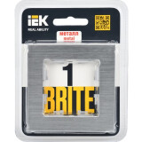 Рамка IEK BRITE BR-M12-M-K47