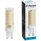 Светодиодная лампочка Feron LB-434 6400K (9 Вт, G9) (38148)