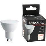 Светодиодная лампочка Feron PRO LB-1610 4000K (10 Вт, GU10) (38162)