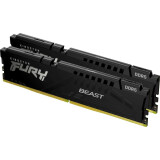 Оперативная память 16Gb DDR5 6000MHz Kingston Fury Beast (KF560C30BBK2-16) (2x8Gb KIT)