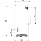 Вытяжка Weissgauff Gracia 70 BL (433171)