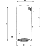 Вытяжка Weissgauff Gracia 70 WH (433172)