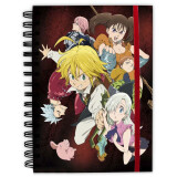 Записная книжка ABYstyle The Seven Deadly Sins Notebook Spirale Meliodas and the Sins (ABYNOT120)