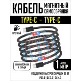 Кабель USB Type-C - USB Type-C, 1м, SmartiNext SN-CM-TCTC