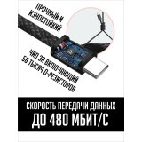 Кабель USB Type-C - USB Type-C, 1м, SmartiNext SN-CM-TCTC