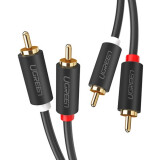 Кабель 2x RCA (M) - 2x RCA (M), 3м, UGREEN AV104 (10519)