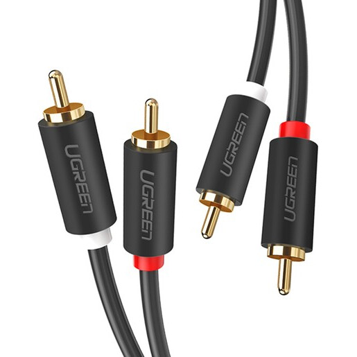 Кабель 2x RCA (M) - 2x RCA (M), 3м, UGREEN AV104 - 10519