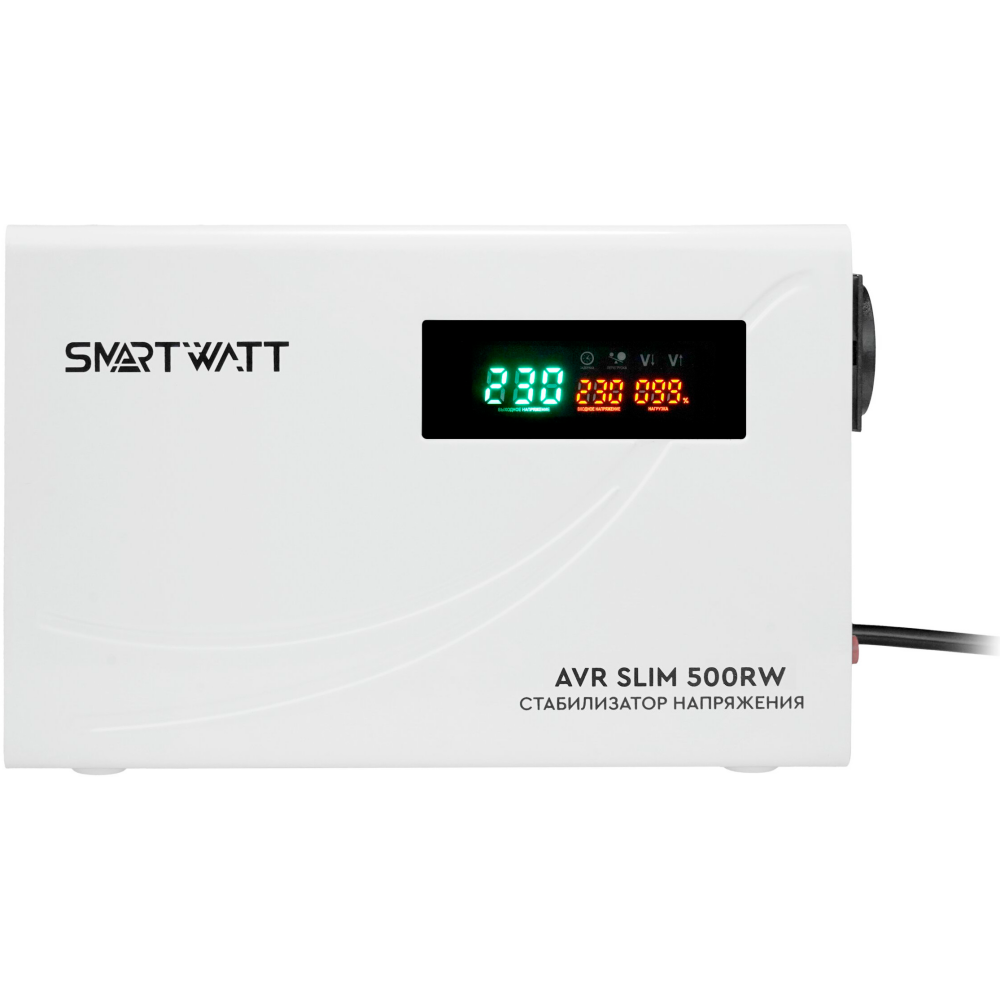 Стабилизатор напряжения Energon SMARTWATT AVR SLIM 500RW - 4512020310002