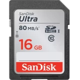 Карта памяти 16Gb SD SanDisk Ultra  (SDSDUNC-016G-GN6IN)