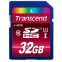 Карта памяти 32Gb SD Transcend (TS32GSDHC10U1)