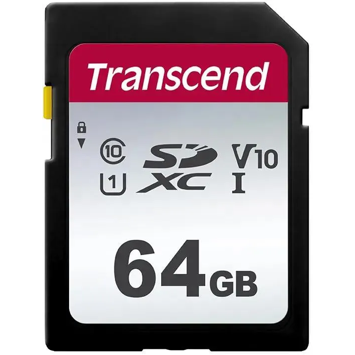 Карта памяти 64Gb SD Transcend 300S (TS64GSDC300S)