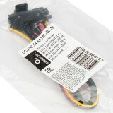 Кабель SATA + Molex - SATA (7+15-pin), 0.3м, Cablexpert CC-XH2.54-SATAL-30CM