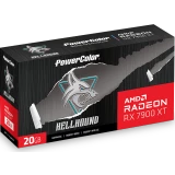 Видеокарта AMD Radeon RX 7900 XT PowerColor Hellhound OC 20Gb (RX7900XT 20G-L/OC)