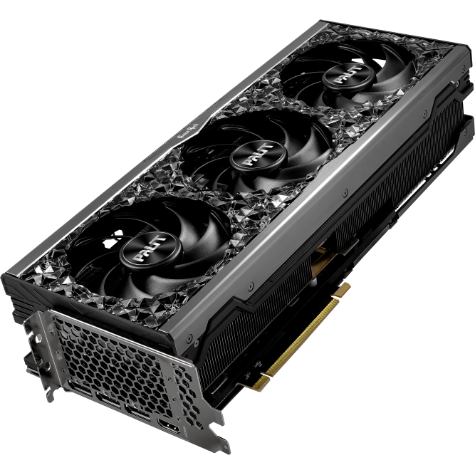 Видеокарта NVIDIA GeForce RTX 4070 Ti Super Palit GameRock OmniBlack 16Gb (NED47TS019T2-1020Q)