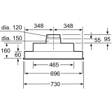 Вытяжка Bosch DHL755BL