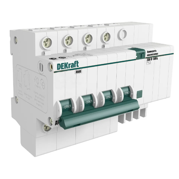 Автоматический выключатель дифференциального тока DEKraft 15022DEK