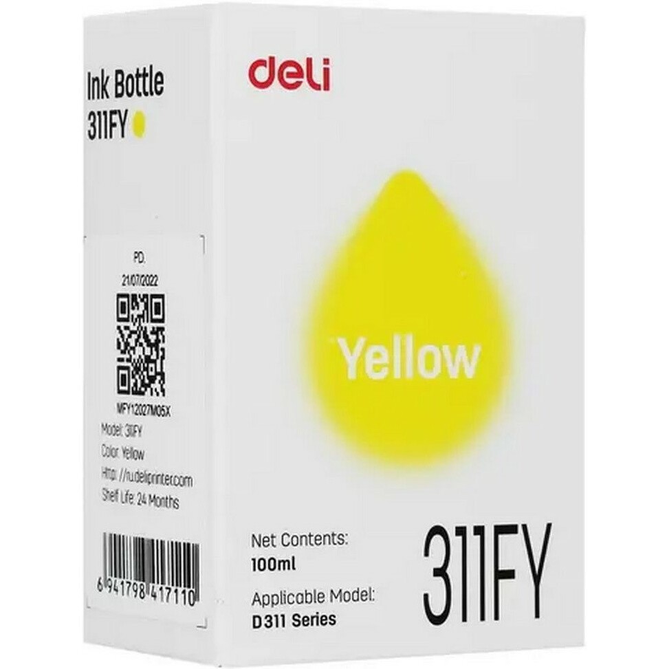 Чернила Deli 311FY Yellow