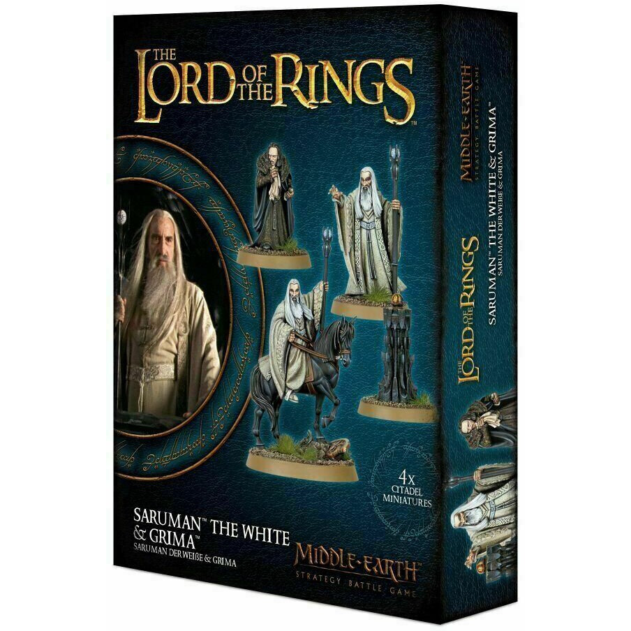 Миниатюры Games Workshop LotR: Middle-Earth SBG Saruman the White & Grima - 30-49