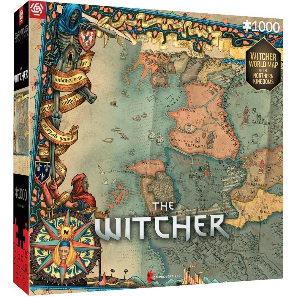 Пазл Good Loot The Witcher 3 The Northern Kingdoms  - 1000 элементов - 41000016450