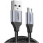 Кабель USB A (M) - microUSB B (M), 0.5м, UGREEN US290 Black - 60145