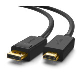 Кабель DisplayPort (M) - HDMI (M), 1м, UGREEN DP101 (10238)