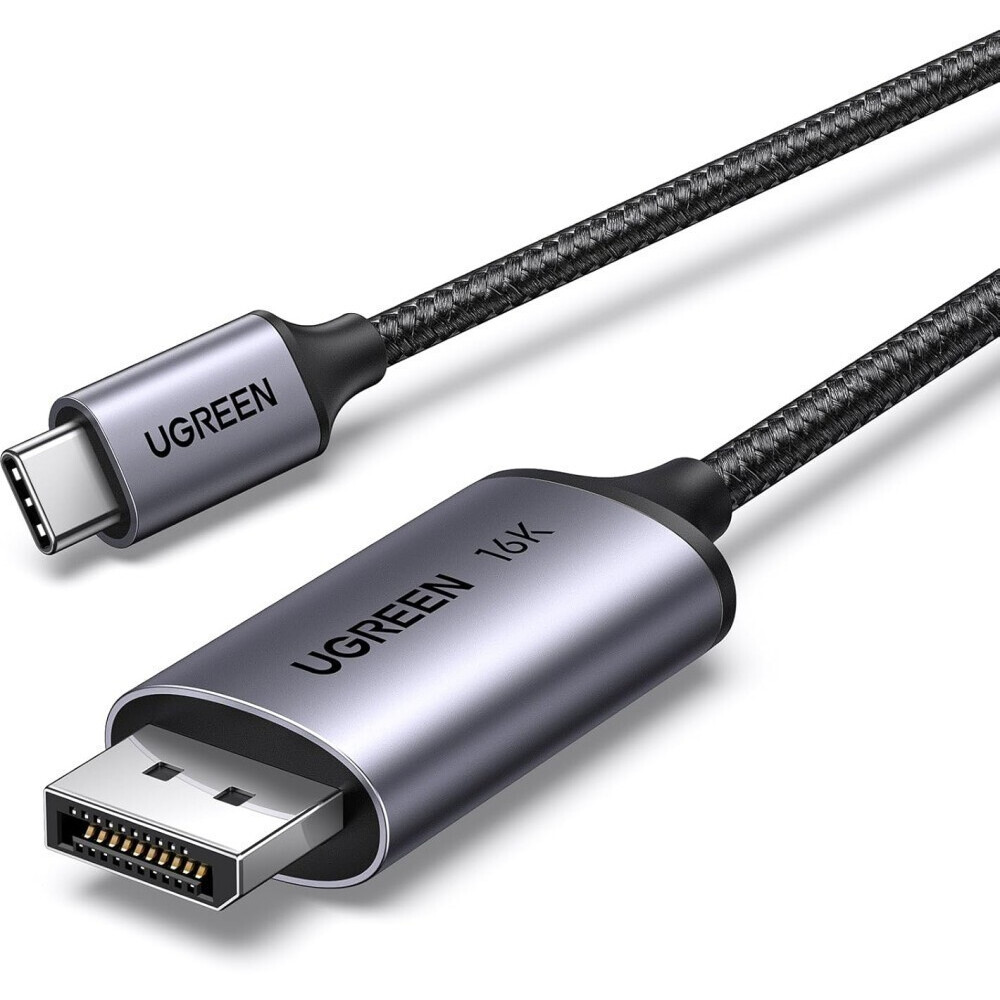 Кабель USB Type-C - DisplayPort, 1м, UGREEN CM707 - 25863