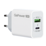 Сетевое зарядное устройство GoPower GPQC08 White (00-00028401)