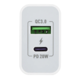 Сетевое зарядное устройство GoPower GPQC08 White (00-00028401)