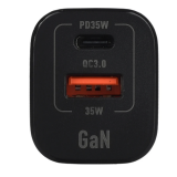 Сетевое зарядное устройство GoPower GPQC09 Black (00-00028403)