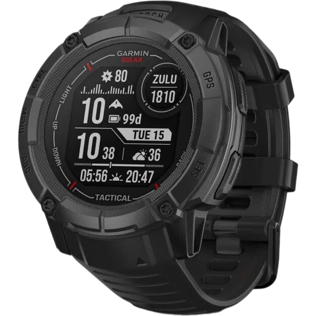 Умные часы Garmin Instinct 2X 50 mm Solar Tactical Edition Black - 010-02805-03