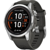 Умные часы Garmin Fenix 7S Pro 42 mm Solar Silver SS Graphite (010-02776-01)