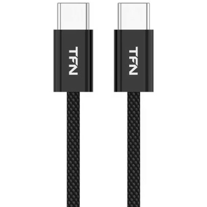 Кабель USB Type-C - USB Type-C, 1.2м, TFN TFN-C-IP-CC12M-BK