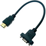 Переходник HDMI (M) - HDMI (F), 0.3м, Espada Ehmf30