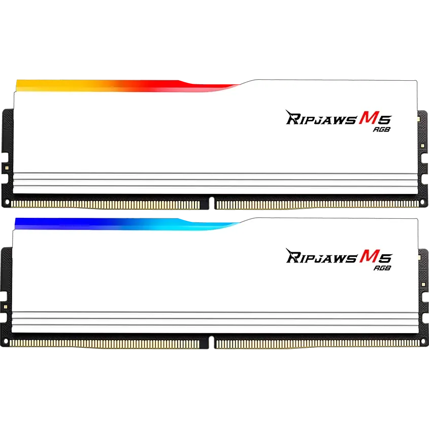 Оперативная память 64Gb DDR5 5200MHz G.Skill Ripjaws M5 RGB (F5-5200J4040A32GX2-RM5RW) (2x32Gb KIT)