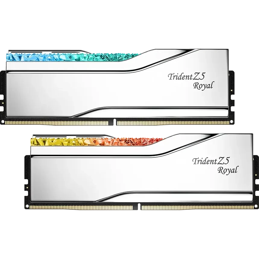 Оперативная память 64Gb DDR5 6400MHz G.Skill Trident Z5 Royal RGB (F5-6400J3239G32GX2-TR5S) (2x32Gb KIT)