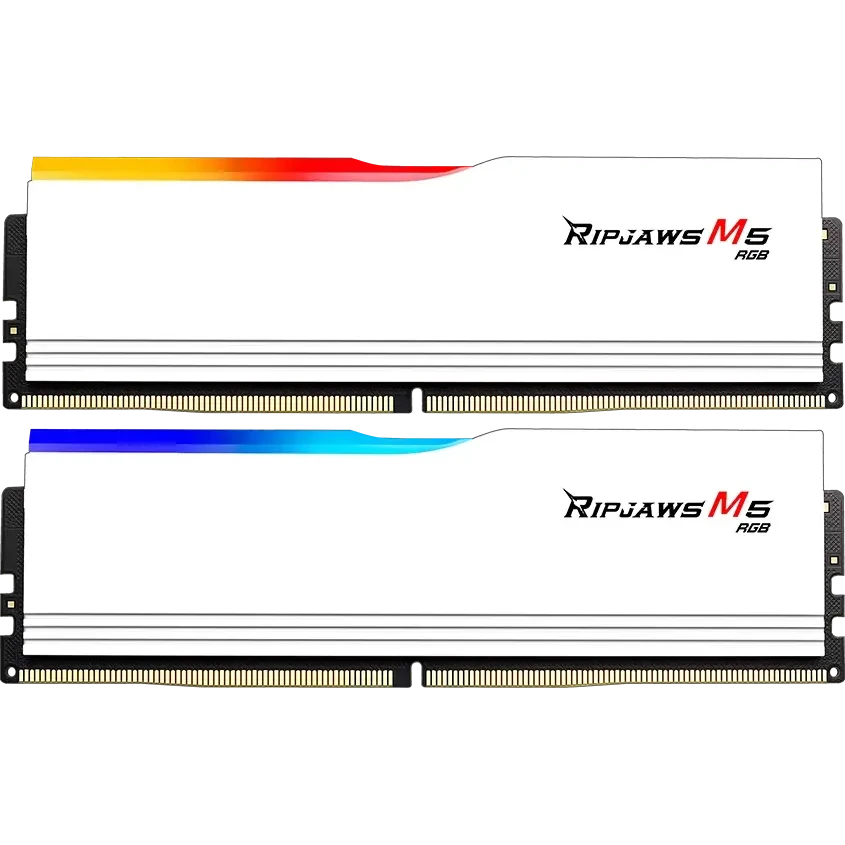 Оперативная память 64Gb DDR5 6000MHz G.Skill Ripjaws M5 RGB (F5-6000J3238G32GX2-RM5RW) (2x32Gb KIT)