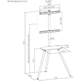 Мобильная стойка FIX FS28-44F-04