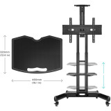 Полка для мобильной стойки Onkron APT-1551 (APT-1551-B)