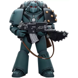 Фигурка JOYTOY Warhammer 30K Sons of Horus MKVI Tactical Squad Legionary with Bolter & Chainblade (JT9497)