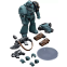 Фигурка JOYTOY Warhammer 30K Sons of Horus MKVI Tactical Squad Legionary with Bolter & Chainblade - JT9497 - фото 3