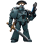 Фигурка JOYTOY Warhammer 30K Sons of Horus MKVI Tactical Squad Sergeant with Power Sword - JT9466