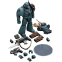 Фигурка JOYTOY Warhammer 30K Sons of Horus MKVI Tactical Squad Legionary with Nuncio Vox - JT9473 - фото 3