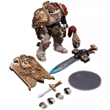 Фигурка JOYTOY Warhammer 40K Adeptus Custodes Solar Watch Custodian Guard with Sentinel Blade and Praesid (JT9343)