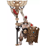 Фигурка JOYTOY Warhammer 40K Adeptus Custodes Solar Watch Vexilus Praetor (JT9350)