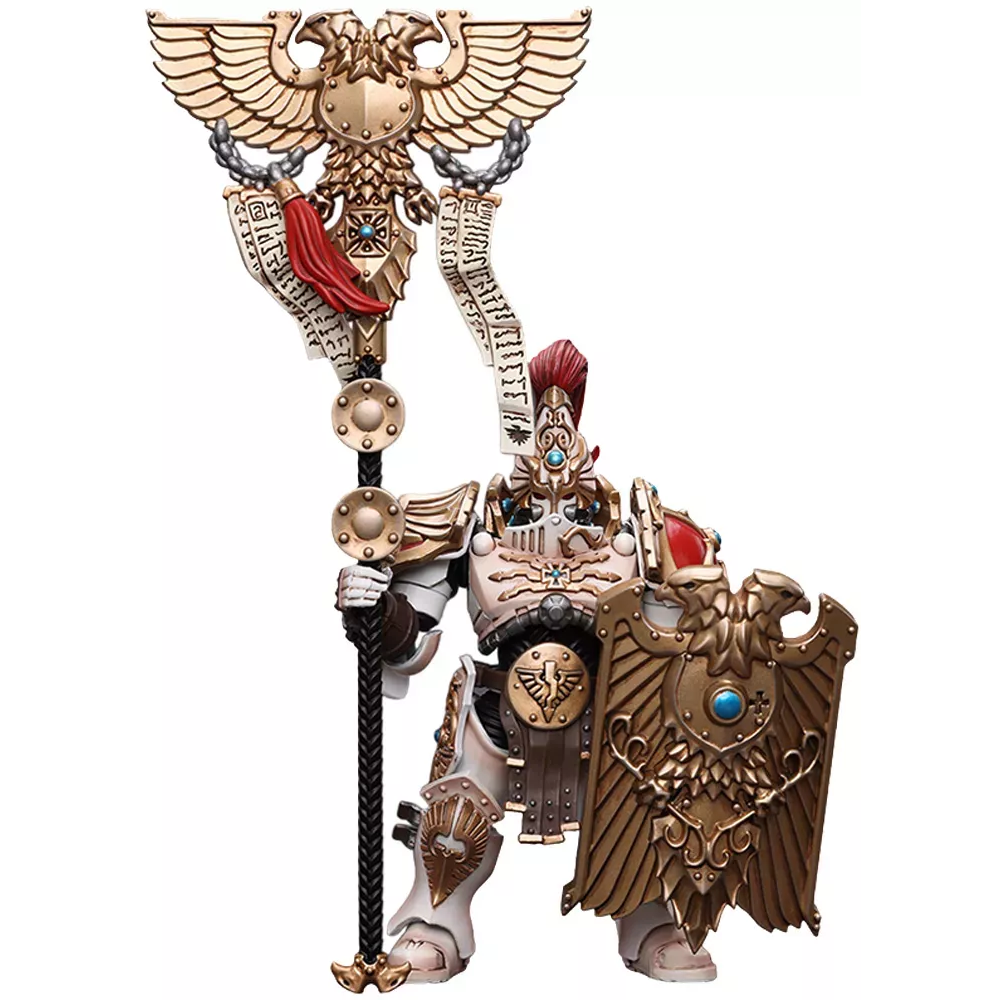 Фигурка JOYTOY Warhammer 40K Adeptus Custodes Solar Watch Vexilus Praetor - JT9350