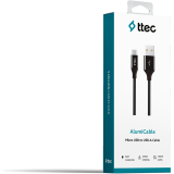 Кабель USB - microUSB, 1.2м, ttec 2DK11 Black