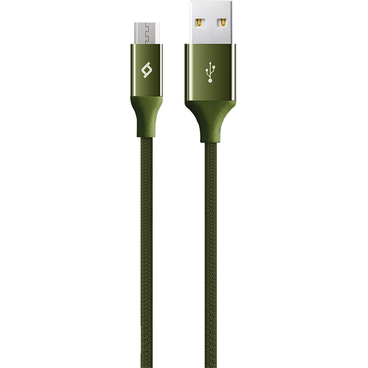 Кабель USB - microUSB, 1.2м, ttec 2DK11 Khaki